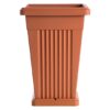 VASO ‘PIRAMIDE’ CM 40 x 40 x H 59 LT. 50 TERRACOTTA