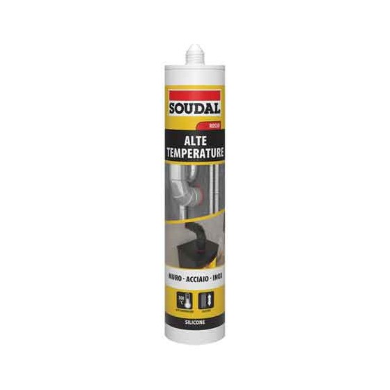 SILICONE ALTE TEMPERATURE SOUDAL 310 ML - ROSSO