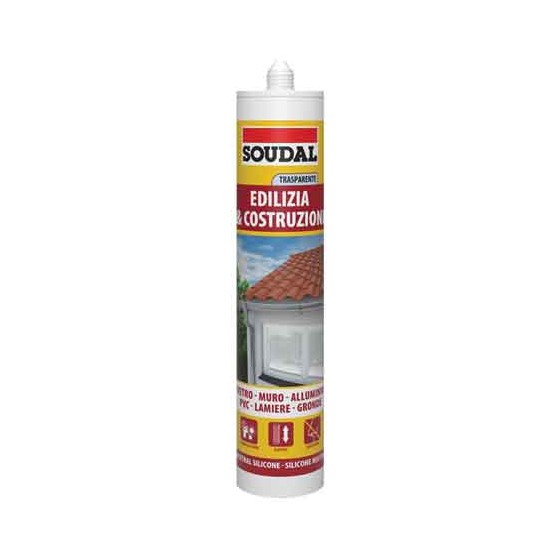 SILICONE NEUTRO SOUDAL 300 ML - TESTA DI MORO