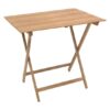 TAVOLO LEGNO PIEGHEVOLE ‘PIC NIC’ CM 60 x 80 H 75 CM – COLORE NATURALE